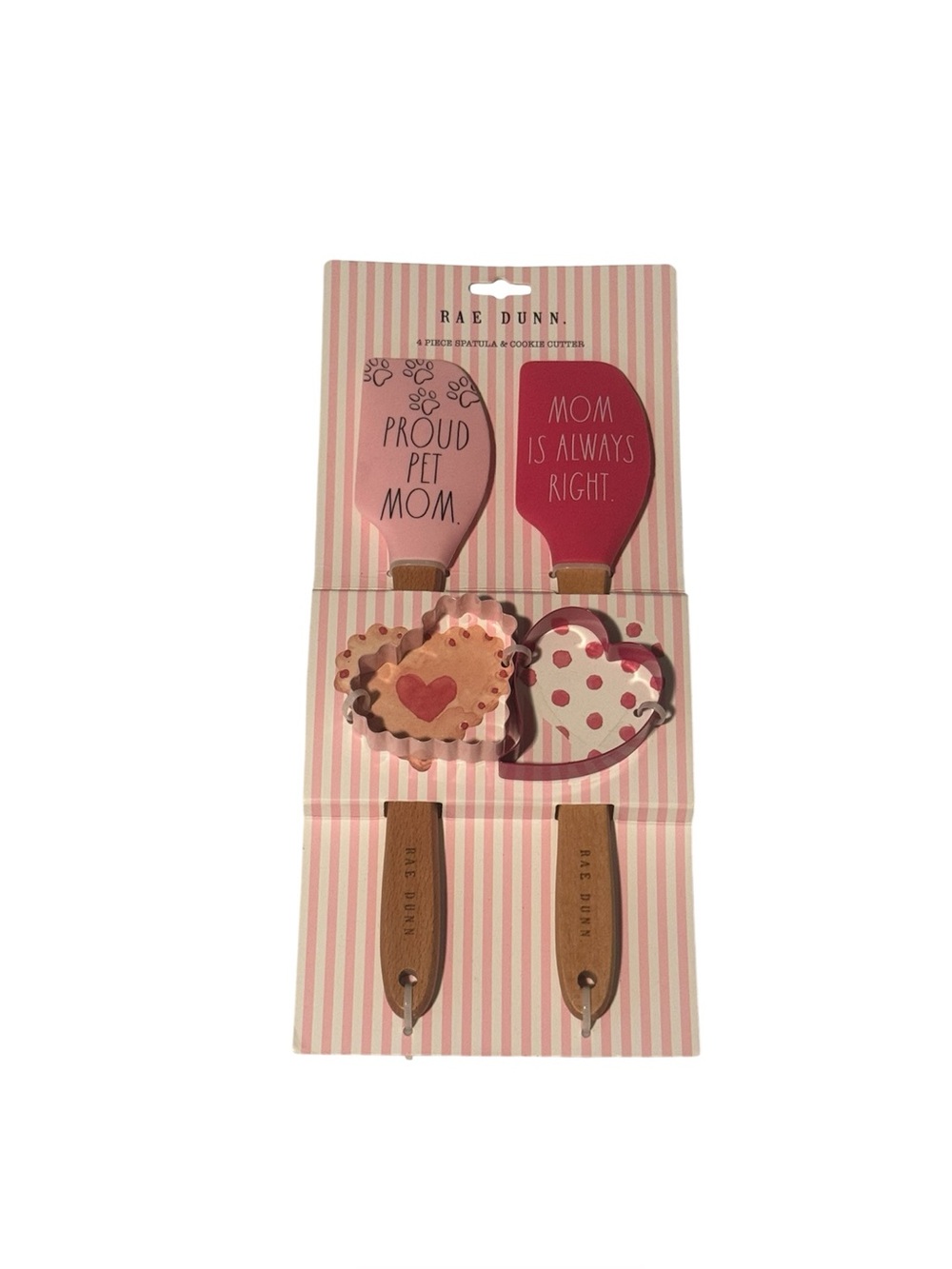 ❤️Rae Dunn Spatula and Cookie Cutter Set New!❤️